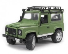 Auto LAND ROVER DEFENDER terenní zelené BRUDER 02590