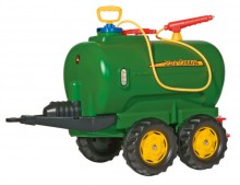 Cisterna se stříkačkou JOHN DEERE JUMBO za šlapací traktory ROLLY TOYS