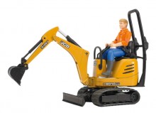 MIKROBAGR JCB 8010 CTS s figurkou