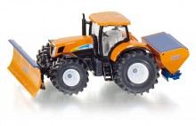 SIKU 2940 Traktor NEW HOLLAND T 7070 komunální s čelní radlicí a rozmetadlem 1:50