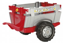 Návěs FARM TRAILER za šlapací traktory ROLLY TOYS červený