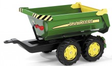 Návěs traktorový kontejnerový JOHN DEERE za šlapací traktory ROLLY TOYS