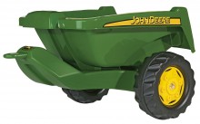 Návěs sklopný KIPPER II JOHN DEERE za šlapací traktory ROLLY TOYS zelený