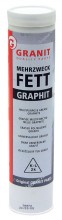 Plastické mazivo GRANIT FETT grafit patrona 400g +120°C