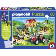 Puzzle PLAYMOBIL zemědělský statek 60 dílů