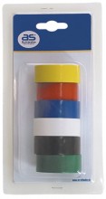 Páska izolační PVC 19 mm x 3,3 m mix sada 6 ks