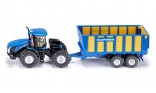 SIKU 1947 Traktor NEW HOLLAND T9.560 s návěsem SILOPOWER 1:50 