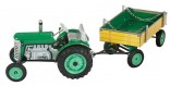 Traktor ZETOR zelený s přívěsem KOVAP 0395 