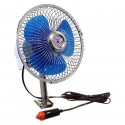 Ventilátor 12V MAXI 180 otočný s chromovanou mřížkou 