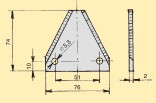 Žabka FORTSCHRITT 3”/2/74 mm spodní...