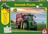 Schmidt Puzzle Traktor JOHN DEERE 8370R a návěs BERGMANN 60 dílků 