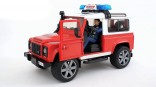 Auto LAND ROVER HASIČI s figurkou BWORLD BRUDER 02596 