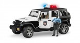 Auto JEEP WRANGLER RUBICON POLICIE s figurkou BWORLD BRUDER 02527 