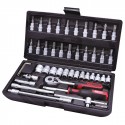 KS TOOLS Gola sada 1/4" CHROME PLUS 48 dílů 