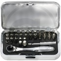 Sada bitů gola KS TOOLS 1/4 " CHROME PLUS 31 dílů 