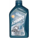 Olej SHELL ADVANCE VSX 2T motorový polosyntetický 1L 