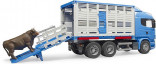 Auto SCANIA LKW přeprava zvířat BRUDER 03549 