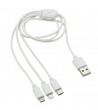 Kabel nabíjecí USB 3in1 (micro USB, iPhone, USB C) 