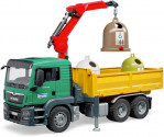 Auto nákladní MAN TGS s hydraulickou rukou a kontejnery BRUDER 03753 