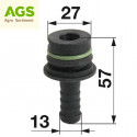 Koncovka regulačního ventilu ARAG 13 mm 