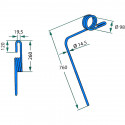 Pružina zavlačovací KOCKERLING 760 mm 