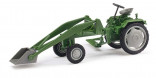 BUSCH 210004701 Traktor RS09 zelený s čelním nakladačem 1:87 