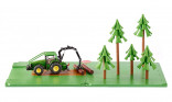 SIKU 5605 Stavebnice les s traktorem JD 1:32 