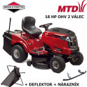 Zahradní traktor MTD LE 180/92 HYDRO + deflektor + nárazník 