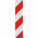 Výstražná samolepka L + P 490 x 170 mm sada 