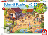 Schmidt Puzzle Statek a zvířátka 40 dílů 