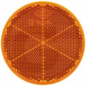 Odrazka kulatá samolepící průměr 60 mm oranžová 