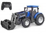 KIDS GLOBE FARMING 510315 RC traktor s nakladačem 1:24 