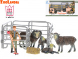 Zvířátka FARMA ZOOLANDIA 7 ks ovce 