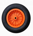Kolo s pneu KH LIVEX 4,00 x 8 oranžové 