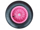 Kolo s pneu KH LIVEX 4,00 x 8 růžové 