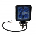 Světlomet diodový pracovní hranatý LED GRANIT 12/24V modrý 