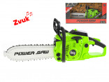 Dětská motorová pila POWER SAW zelená 