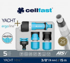 Hadice CELLFAST YACHT MINI 3/8" 15 m SET 