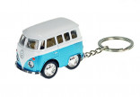 Přívěsek na klíček auto VW mikrobus KINSFUN modrý 