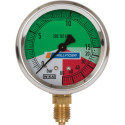 Manometr MPa 6 olej 63 mm spodní vývod 1/4" WIKA 