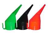 Trychtýř plastový 130 mm MALWA šikmý černý 