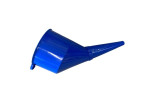 Trychtýř plastový 130 mm MALWA šikmý modrý 