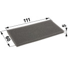 Filtr vzduchový Briggs & Stratton předfiltr 697775 