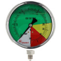 GRANIT Manometr MPa 6 olej 100 mm spodní vývod 1/4" 