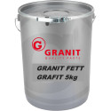 Plastické mazivo GRANIT FETT grafit černé 5kg +120°C 