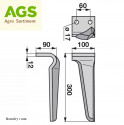 Nůž rotačních bran MASCHIO, VOGEL NOOT RH117 Pravý 36100210 