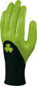 Rukavice pracovní DELTAPLUS NITRIL DPVE715 green velikost 7 