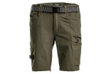 KRAMP 4WAY STRETCH Pracovní šortky olivové velikost 3XL 