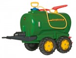 Cisterna se stříkačkou JOHN DEERE JUMBO za šlapací traktory  ROLLY TOYS 