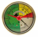 Manometr MPa 2,5 olej 63 mm zadní vývod 1/4 " WIKA 
